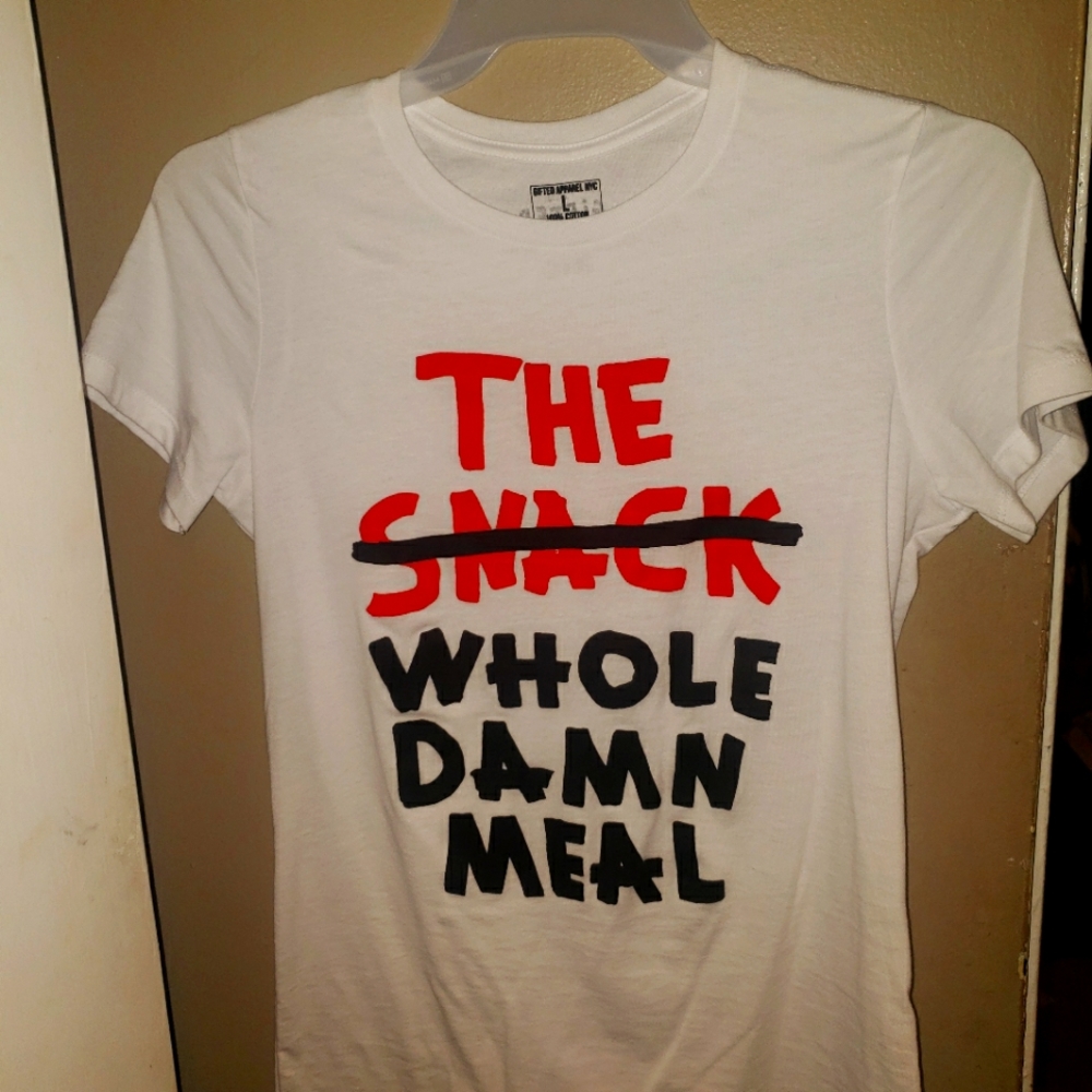 Women Fitted T-shirt . New size Large